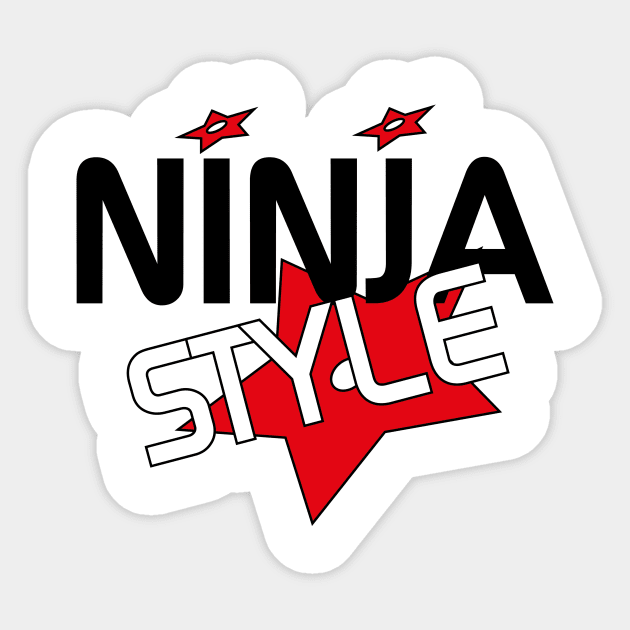 Ninja Style Sticker by creationoverload